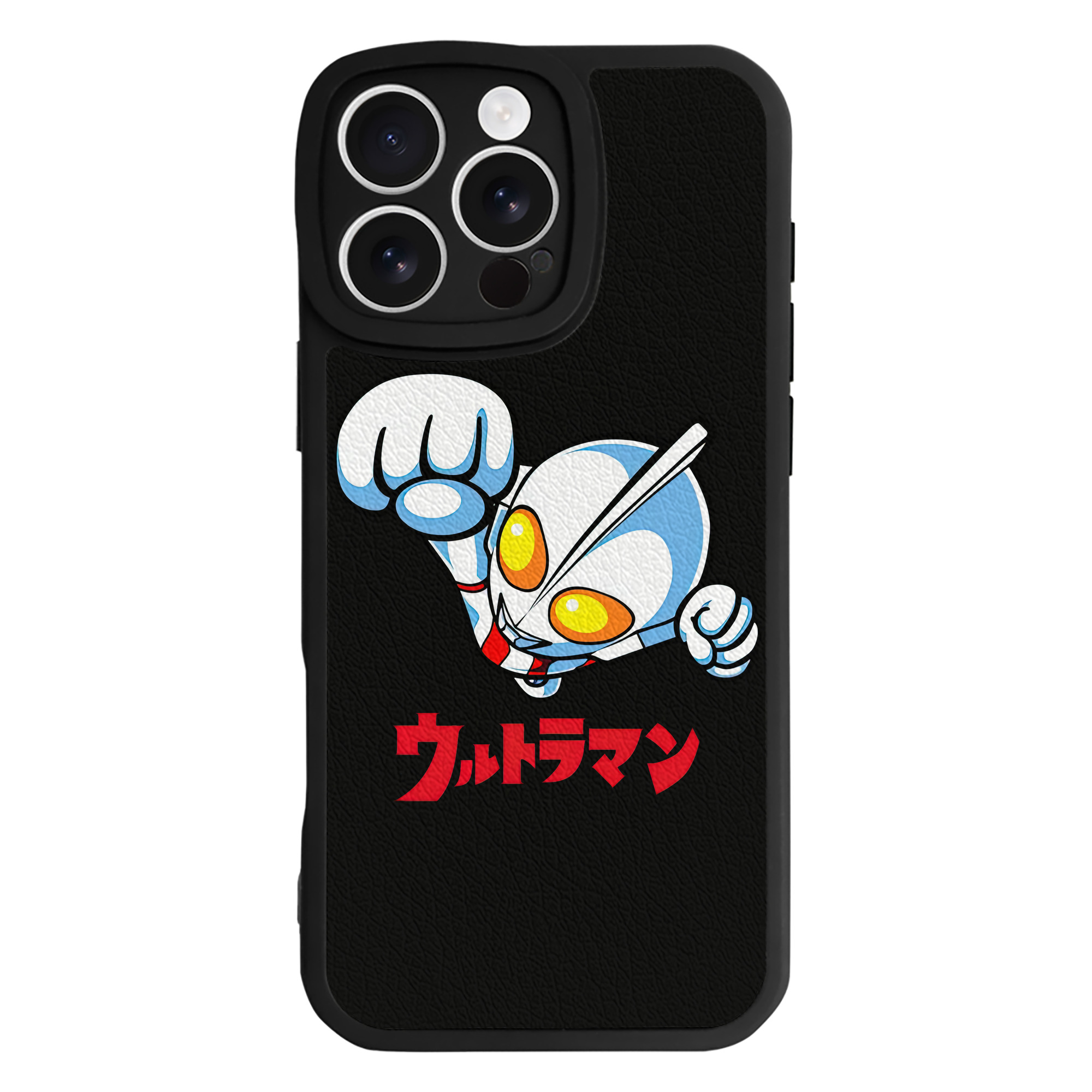 （画像用） ウルトラマン Ultraman 【iPhone 16シリーズ対応】シリコンスマホケース（レザー調） 材質：シリコン